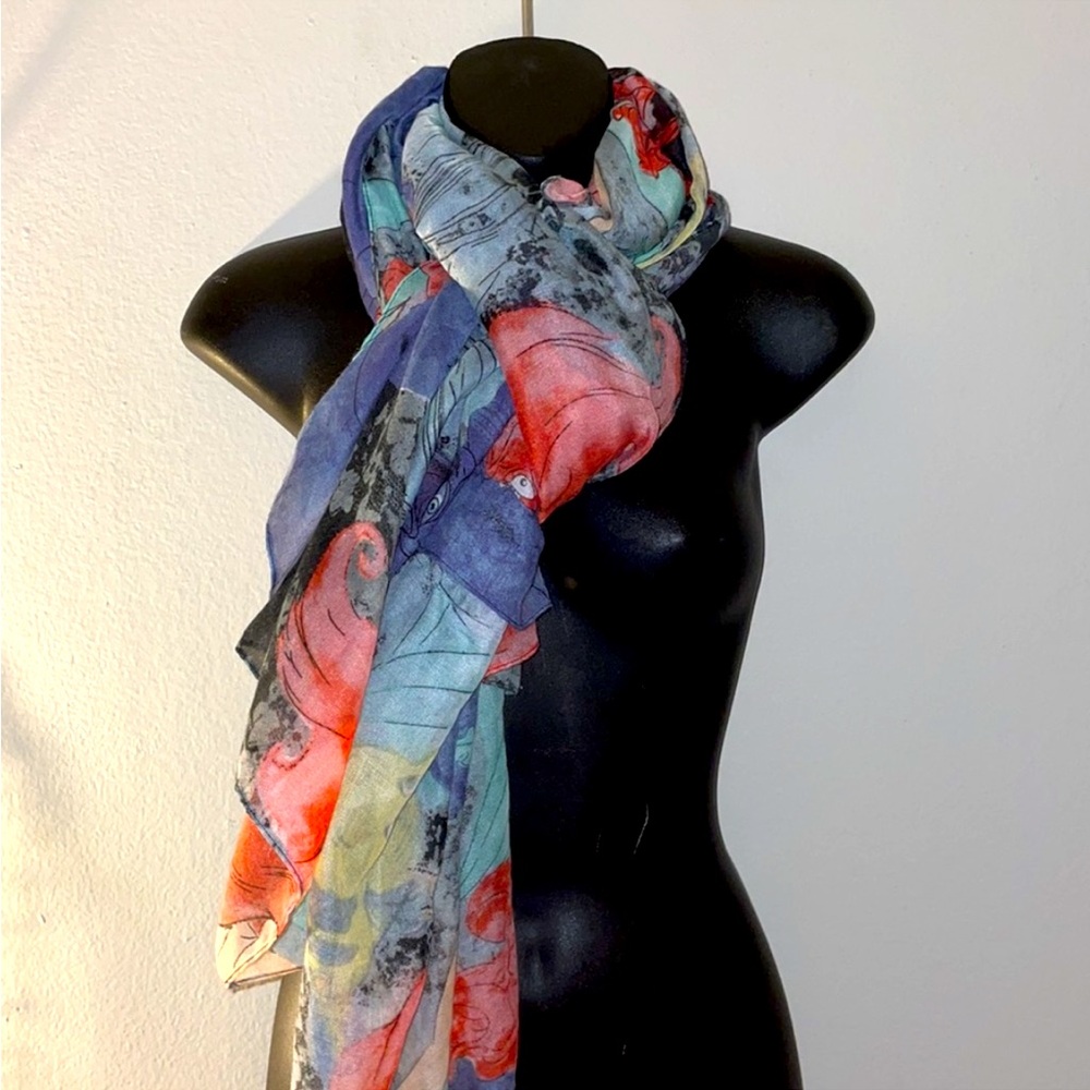 Loungefly little mermaid, silk scarf